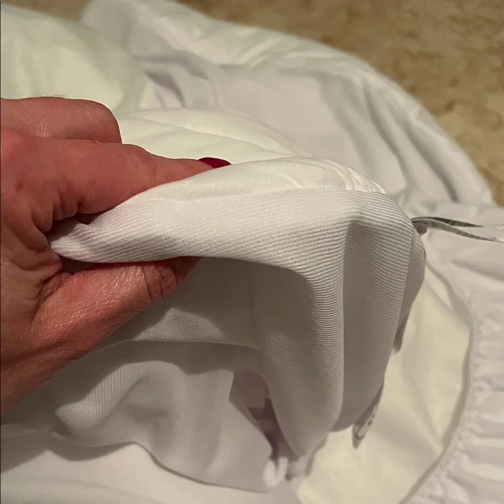 Mattress Cover - white quilted